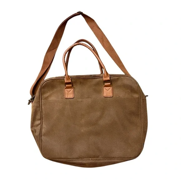 Bellemonde Vegan Leather laptop/briefcase shoulder bag brown unisex - Picture 10 of 10